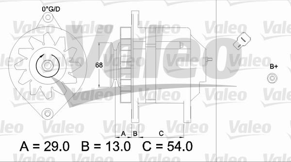 Valeo 436500 - Генератор autosila-amz.com