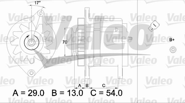 Valeo 436501 - Генератор autosila-amz.com