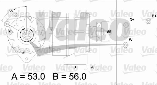 Valeo 436581 - Генератор autosila-amz.com