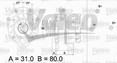 Valeo 436588 - генератор autosila-amz.com