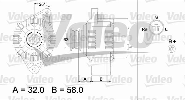 Valeo 436536 - Генератор autosila-amz.com