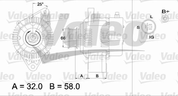 Valeo 436537 - Генератор autosila-amz.com