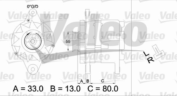 Valeo 436523 - Генератор autosila-amz.com