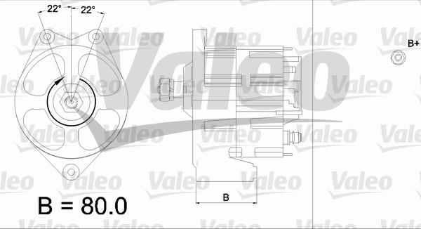 Valeo 436572 - Генератор autosila-amz.com