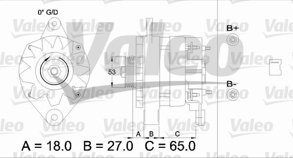 Valeo 436645 - Генератор autosila-amz.com