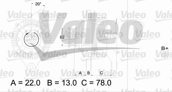 Valeo 436609 - Генератор autosila-amz.com