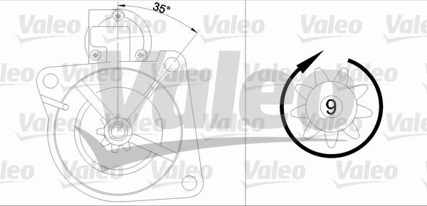 Valeo 436044 - Стартер autosila-amz.com