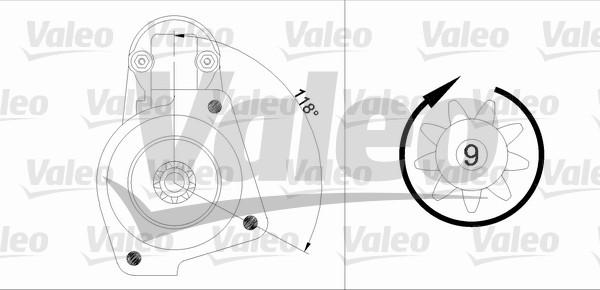 Valeo 436016 - Стартер autosila-amz.com