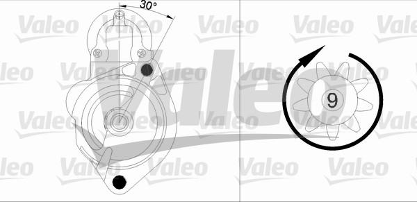 Valeo 436030 - Стартер autosila-amz.com