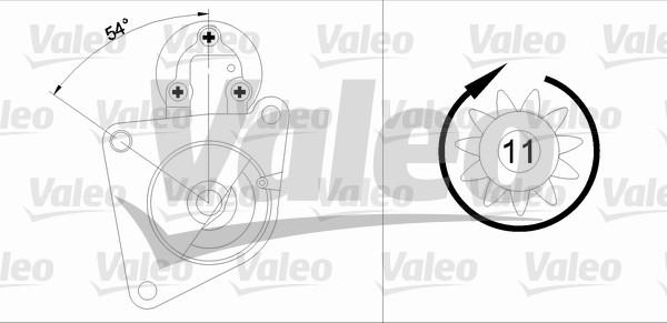 Valeo 436032 - Стартер autosila-amz.com