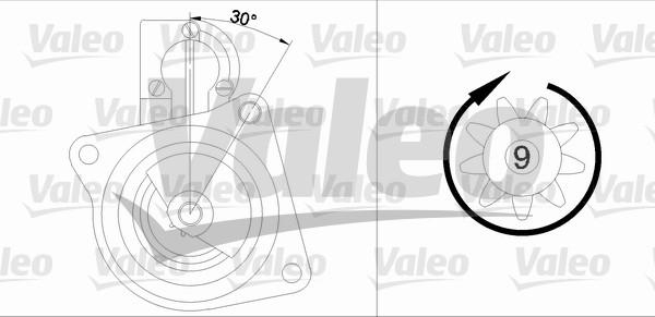 Valeo 436037 - Стартер autosila-amz.com