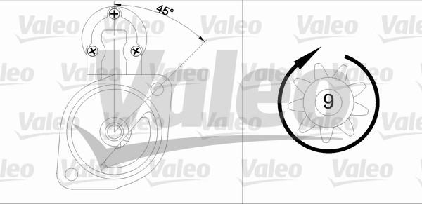 Valeo 436025 - Стартер autosila-amz.com