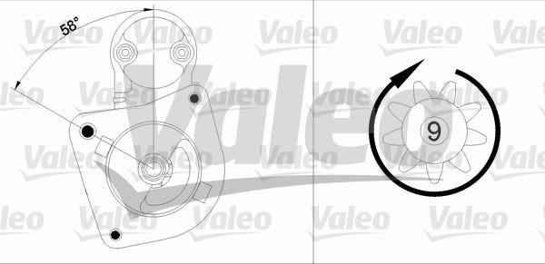 Valeo 436026 - Стартер autosila-amz.com