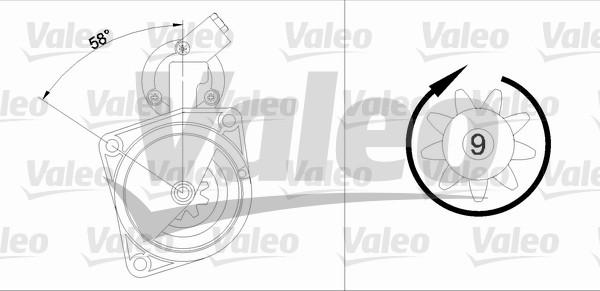 Valeo 436028 - Стартер autosila-amz.com