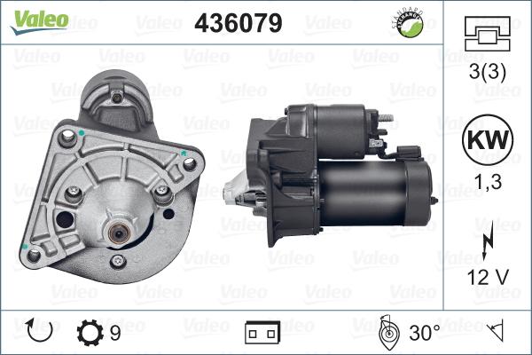 Valeo 436079 - Стартер autosila-amz.com