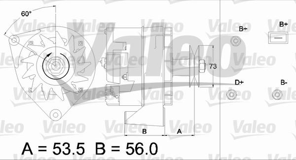 Valeo 436199 - Генератор autosila-amz.com