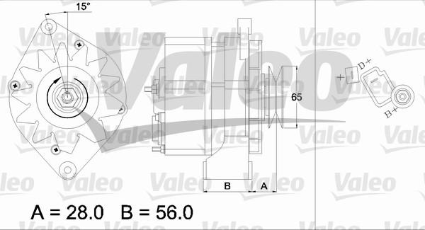 Valeo 436148 - Генератор autosila-amz.com