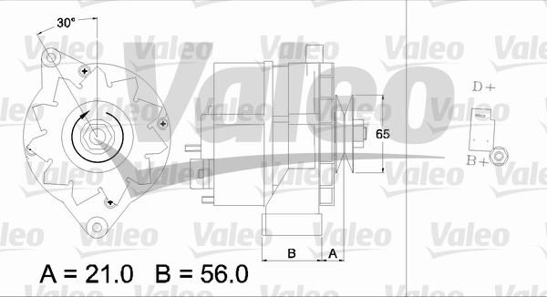 Valeo 436157 - Генератор autosila-amz.com