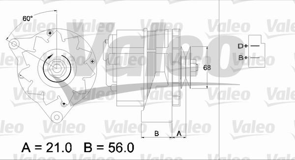 Valeo 436126 - Генератор autosila-amz.com