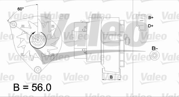 Valeo 436127 - Генератор autosila-amz.com