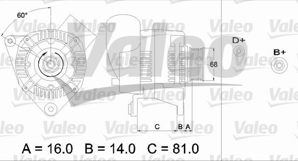 Valeo 436388 - Генератор autosila-amz.com