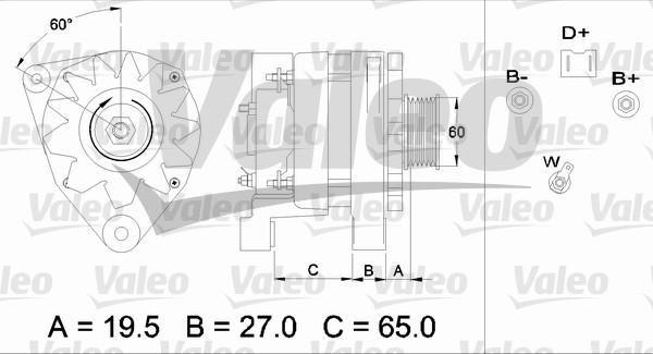 Valeo 436335 - Генератор autosila-amz.com