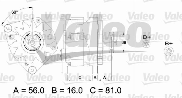 Valeo 436330 - Генератор autosila-amz.com