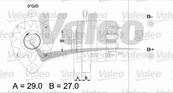 Valeo 436374 - Генератор autosila-amz.com