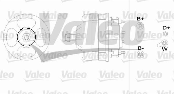 Valeo 436376 - Генератор autosila-amz.com