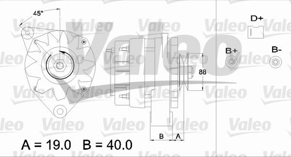 Valeo 436373 - Генератор autosila-amz.com