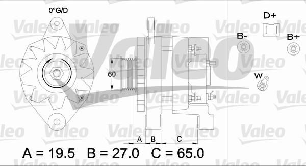 Valeo 436372 - Генератор autosila-amz.com