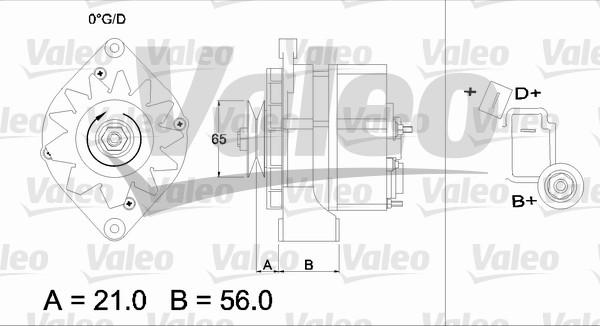 Valeo 436297 - Генератор autosila-amz.com