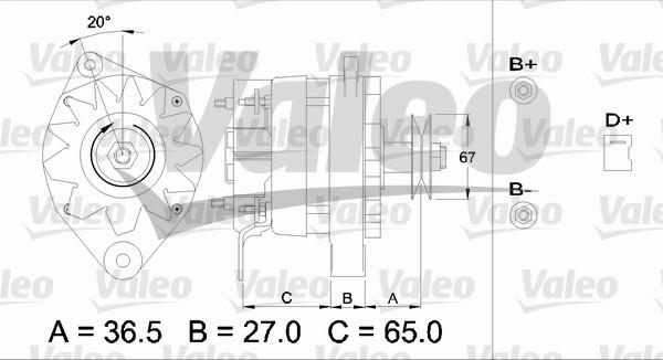 Valeo 436246 - Генератор autosila-amz.com