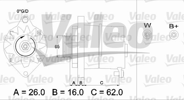 Valeo 436241 - Генератор autosila-amz.com