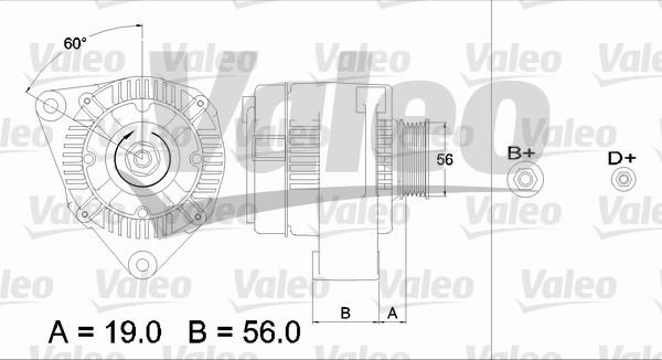 Valeo 436260 - Генератор autosila-amz.com