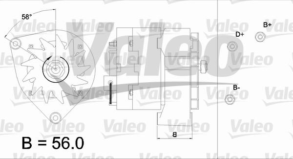 Valeo 436211 - Генератор autosila-amz.com