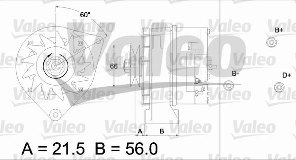 Valeo 436286 - Генератор autosila-amz.com