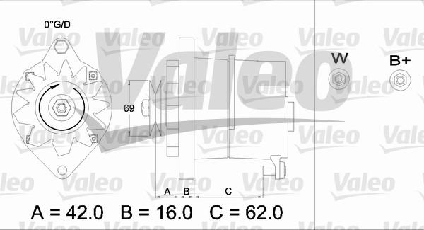 Valeo 436239 - Генератор autosila-amz.com