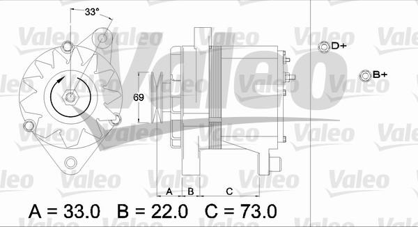 Valeo 436236 - Генератор autosila-amz.com