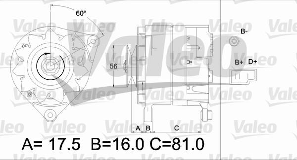 Valeo 436223 - Генератор autosila-amz.com