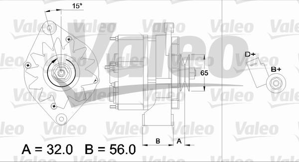 Valeo 436726 - Генератор autosila-amz.com