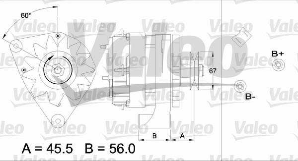 Valeo 433440 - Генератор autosila-amz.com