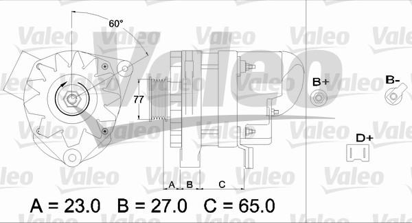 Valeo 433452 - Генератор autosila-amz.com