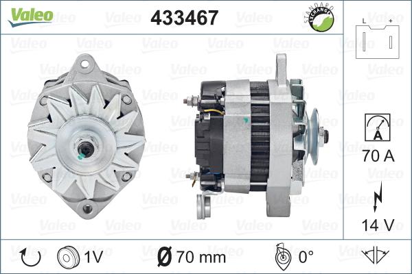 Valeo 433467 - генератор MB autosila-amz.com