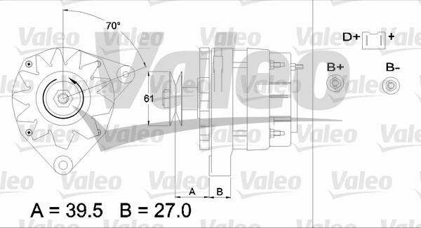 Valeo 433414 - Генератор autosila-amz.com