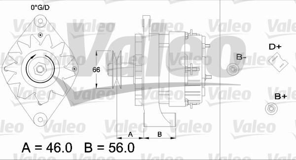 Valeo 433417 - Генератор autosila-amz.com