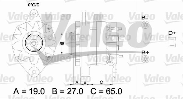 Valeo 433420 - Генератор autosila-amz.com