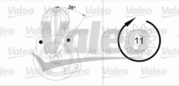 Valeo 433346 - Стартер autosila-amz.com