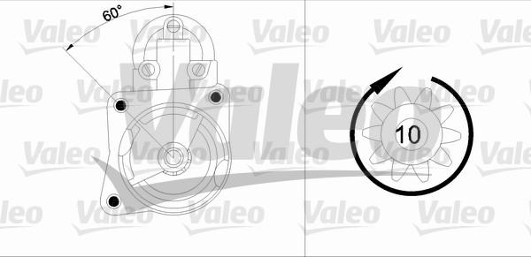 Valeo 433347 - Стартер autosila-amz.com