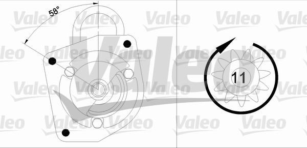 Valeo 433301 - Стартер autosila-amz.com